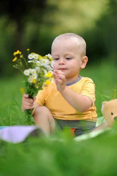 Erkek bebek mutluluğu — Stok fotoğraf