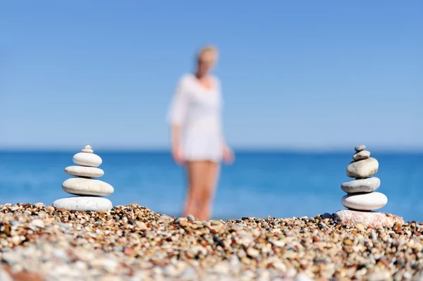 Stack of pebbles — Stock Photo, Image