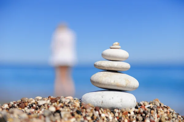 Stack of pebbles — Stock Photo, Image
