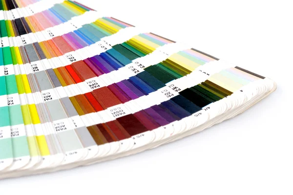 Catálogo de cores de amostra Pantone — Fotografia de Stock