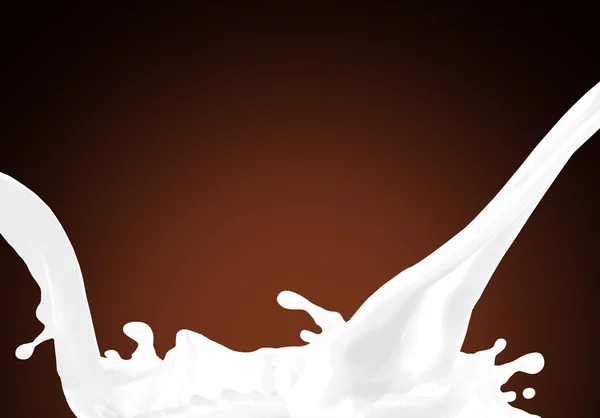 Milk splash — Stock Photo, Image