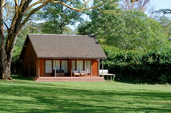 Centro turístico en un bosque — Foto de Stock