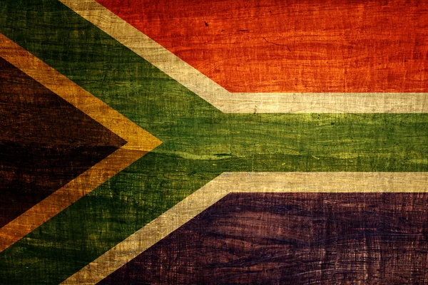 Grunge Dél-afrikai Köztársaság zászlaja — Stock Fotó
