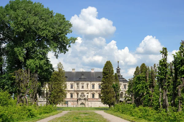 Pidhirtsi Burg, Dorf Podgortsy, Renaissance-Palast, lviv re — Stockfoto