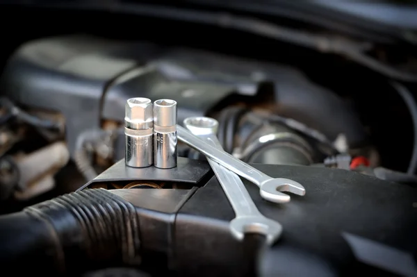 Close-up tools kit detail — Stock Photo, Image