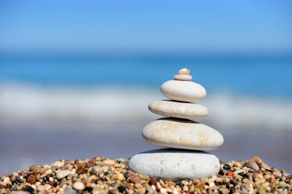 Stack of pebble stones — Stock Photo, Image