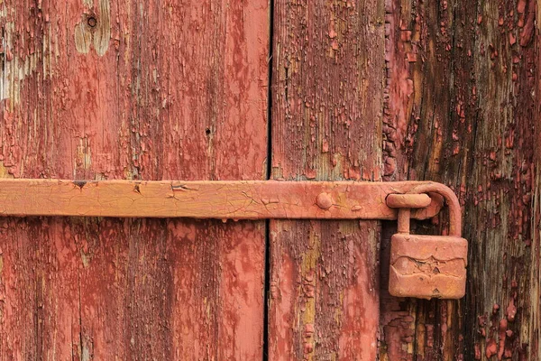 Παλιά Σκουριασμένα Μεταλλικά Lock — Φωτογραφία Αρχείου