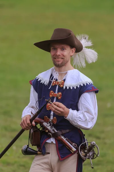 Prague Czech Republic September 2013 Reconstruction Battle White Mountain 1620 — Stock Photo, Image