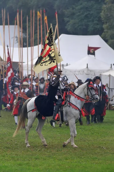 Prague Czech Republic September 2013 Reconstruction Battle White Mountain 1620 — 스톡 사진