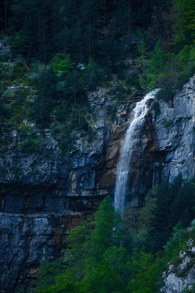 Ordesa Monte Perdido National Park Waterfall Valley — Stock Photo, Image