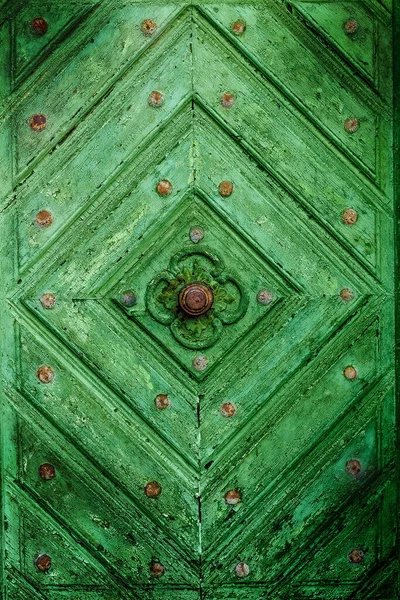 Details Old Wooden Door Decorating —  Fotos de Stock