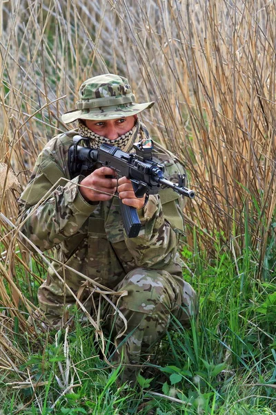 Army Shooter Bush — Stockfoto