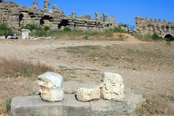 Tempel Van Apollo Side Turkije — Stockfoto