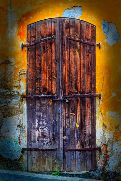 Details Old Wooden Door — Stockfoto