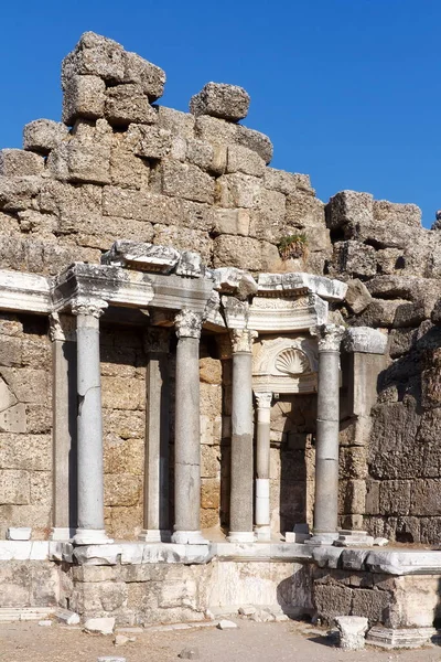 Tempel Van Apollo Side Turkije — Stockfoto