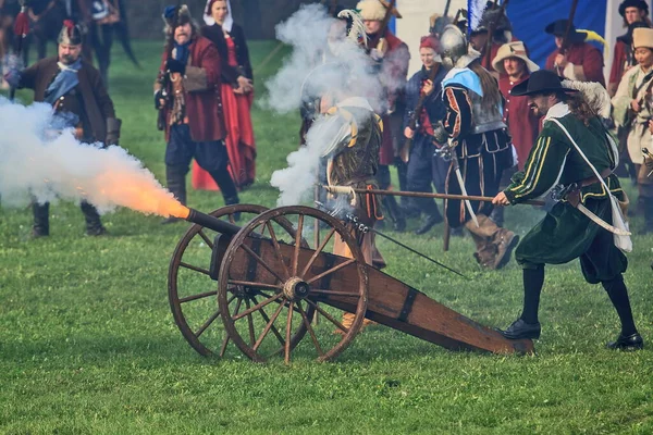 Kolin Czech Republic June 16Th 2019 Historical Appearance Battle Kolin —  Fotos de Stock