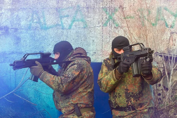 Snipers Training Daytime — Stok fotoğraf