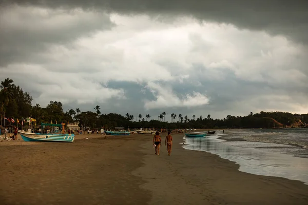 Playa Tropical Antes Tormenta — Foto de Stock