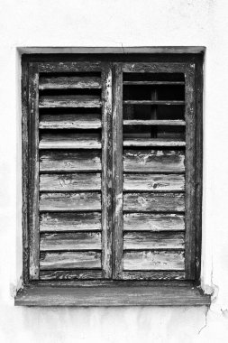 Window in the historic  building