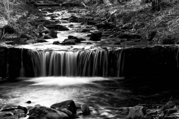 stock image beautiful waterfall in the forest, nature