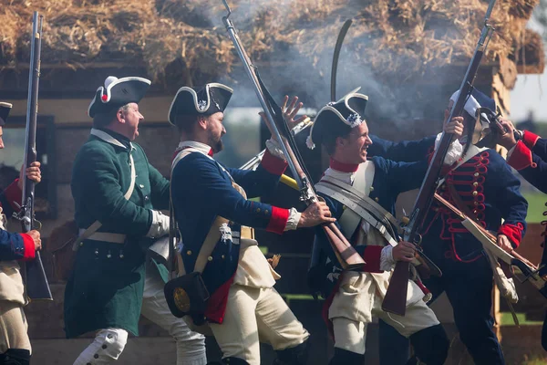 Kolin Czech Republic June 16Th 2019 Historical Appearance Battle Kolin — Zdjęcie stockowe