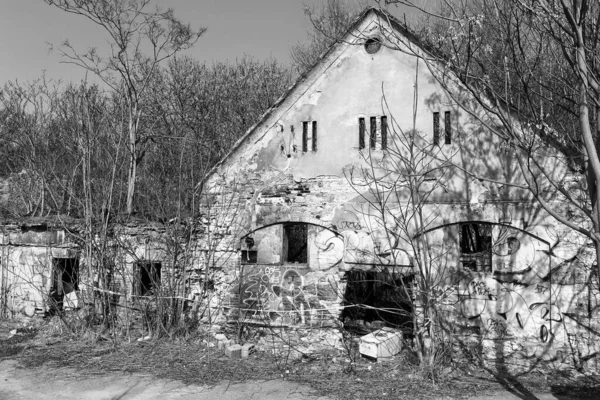 Old Abandoned Building Urban — Zdjęcie stockowe