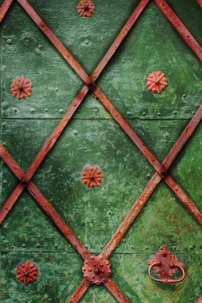 Decoration Old Door Closeup Shot — Stock Photo, Image