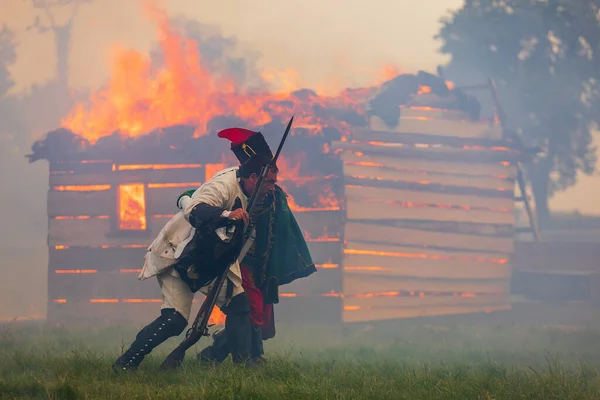 Kolin Czech Republic June 16Th 2019 Historical Appearance Battle Kolin — Zdjęcie stockowe