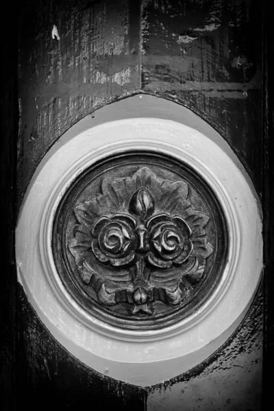 Decoration Old Door Closeup Shot — Stockfoto