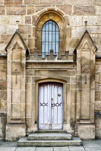 Old Antic Door Cathedral — Stock Photo, Image