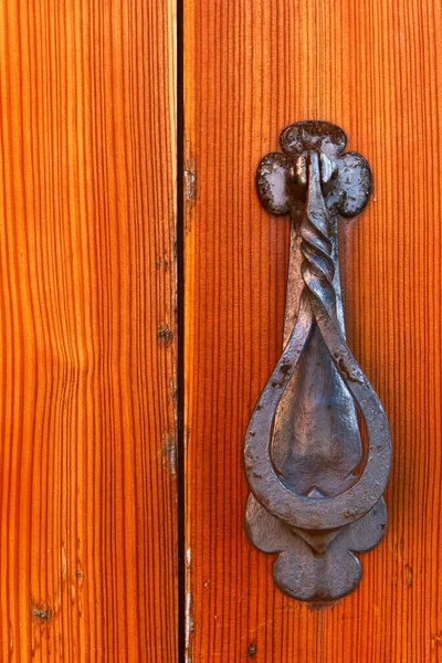 Metal Knocker Antic Door — Foto de Stock