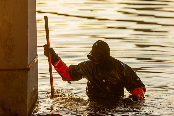 Prague Czechia September 2019 Exercise All Components Rescue System Construction — Stock Photo, Image