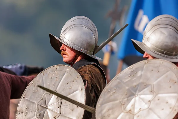 Prague Czech Republic September 2022 Demonstrations Battles Thirty Years War — Stock Photo, Image