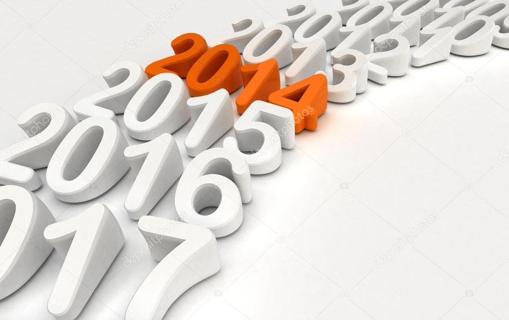 2014 Representation passing years — Stock Photo © drizzuti 25170627