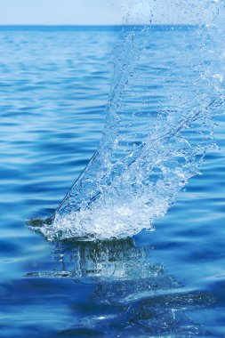 Splash of seawater