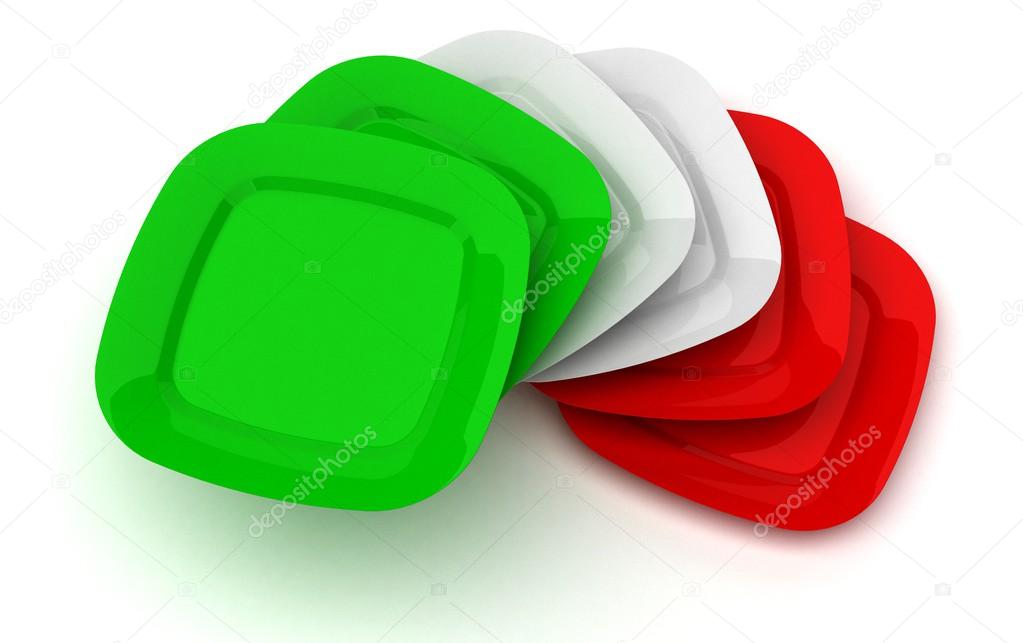 Dishes - Kitchen - Recipes - Cook - Italian Tricolore