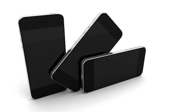 Smartphone simile a IPhone 5 in 3D — Foto Stock