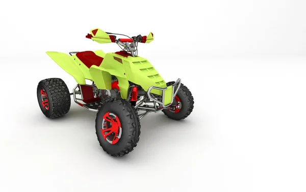 Quad bike in 3D — Stock Photo, Image