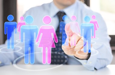 işadamı bağlamak için sosyal ağ