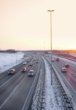 Otoyolda trafik