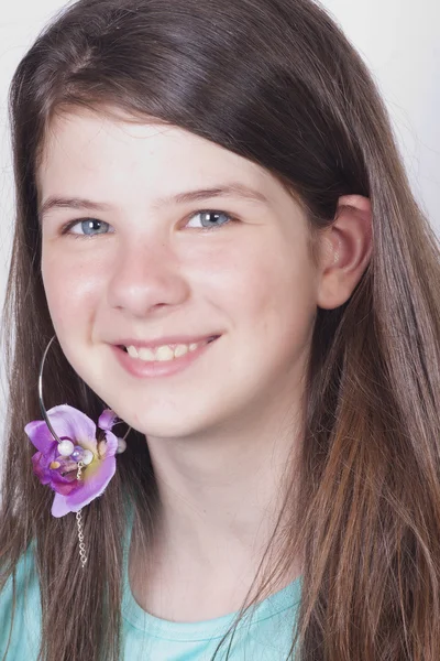 Menina sorrindo — Fotografia de Stock