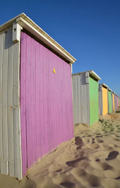 Beach cabins — Stock Photo, Image