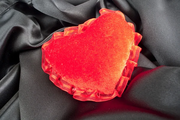 Valentine's Day heart shaped pillow — Stock Photo, Image