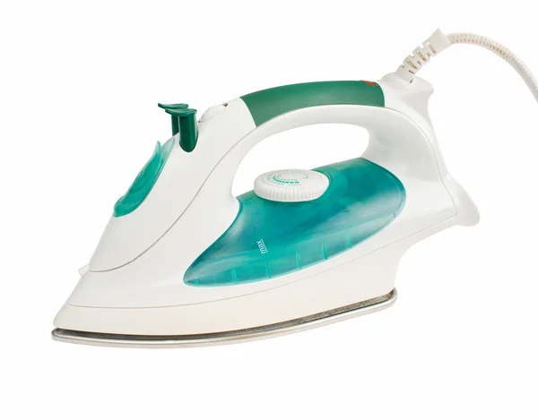 Buhar demiri beyaz arkaplanda izole edildi