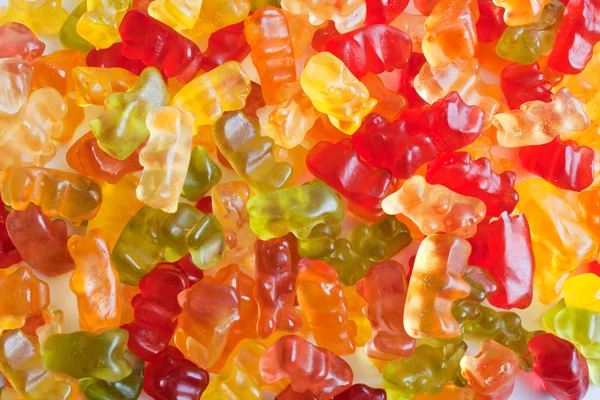 Doces gelatinosos coloridos — Fotografia de Stock