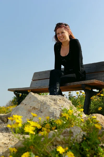 Young beautiful woman — Stock Photo, Image