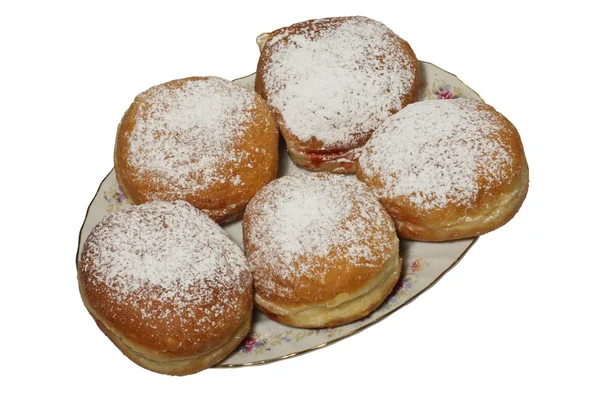 Sufganiot (rosquilla) de hanuka — Foto de Stock