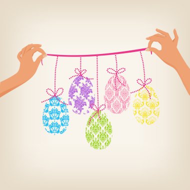 Download Easter Garland Free Vector Eps Cdr Ai Svg Vector Illustration Graphic Art