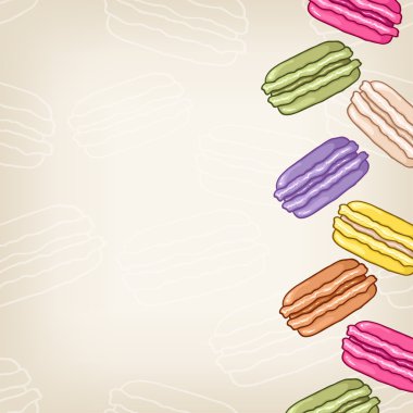 bademli kurabiye arka plan