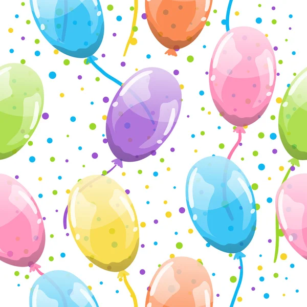 Party background with balloons — Stock Vector